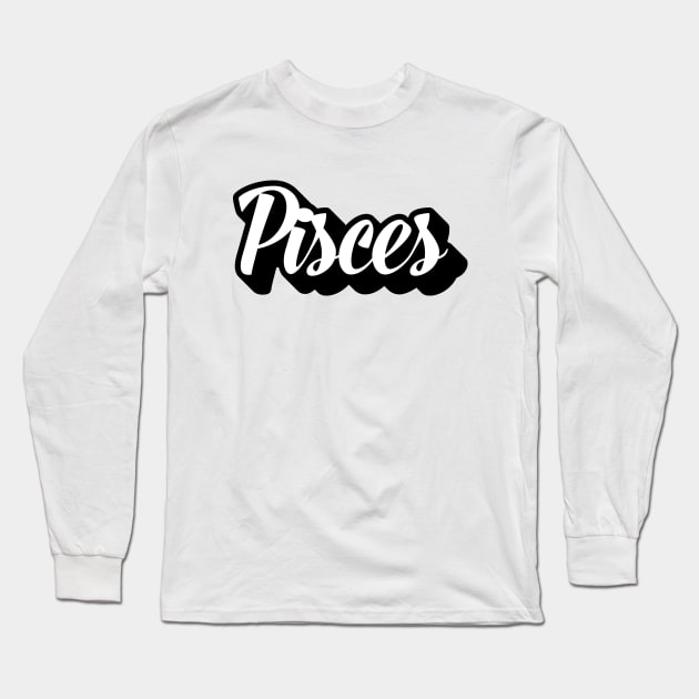 Pisces Zodiac // Coins and Connections Long Sleeve T-Shirt by coinsandconnections